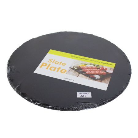 Блюдо (d)30см круглое, сланец