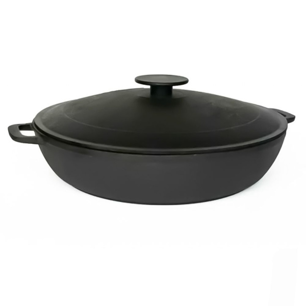 Жаровня чугунная (d)36см с крышкой