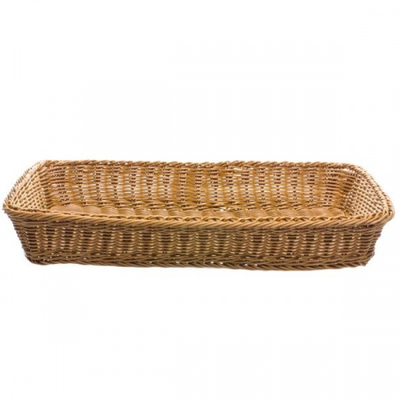 Корзина прямоугольная укрепленная 53х32,5х(h)9 см