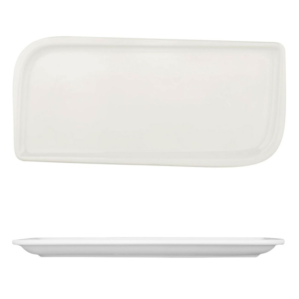 Тарелка мелкая 24х15см прямоугольная 