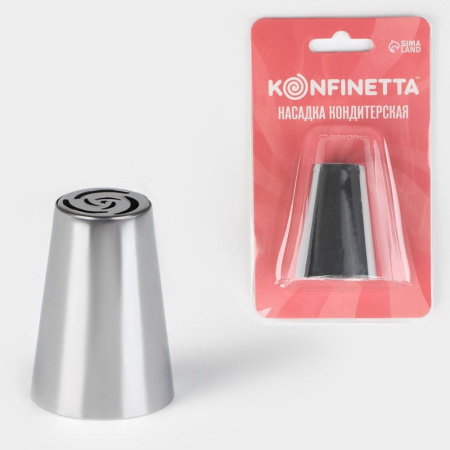 Насадка для кондитерского мешка Д=3 см, вых. 1,8 см "Роза"