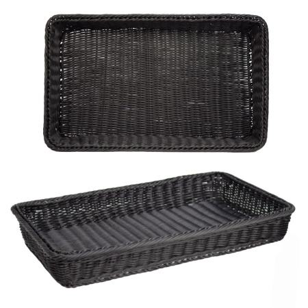 Корзина 530 х 320 х 90 мм из ПВХ, плетёная  