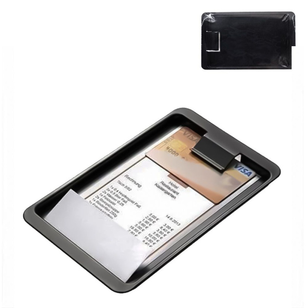 Поднос 20х12см для денег с зажимом