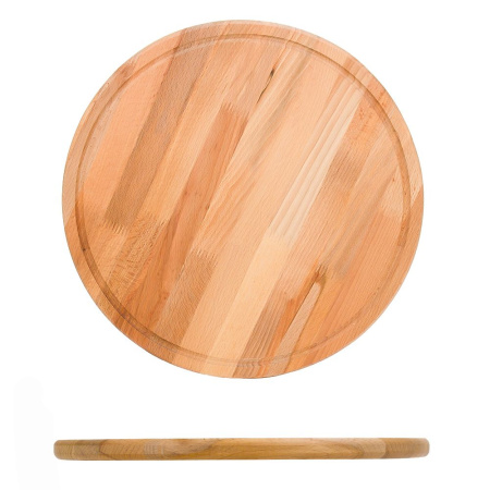 Доска для пиццы (d)400 х (h)20 мм, бук