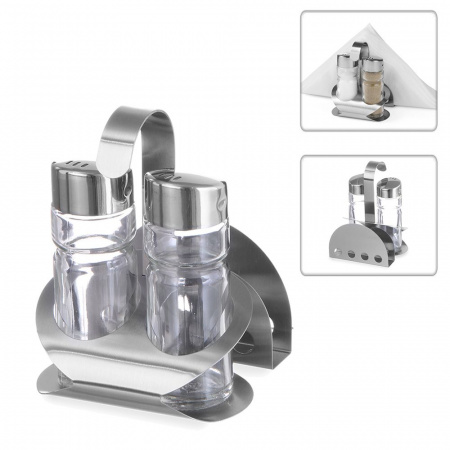 Набор для специй с салфетницей (3 пр.)