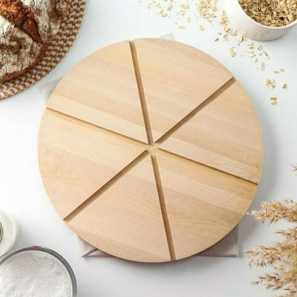 Доска для пиццы "Итальяно" (d)32x(h)1.8см, 6 кусков