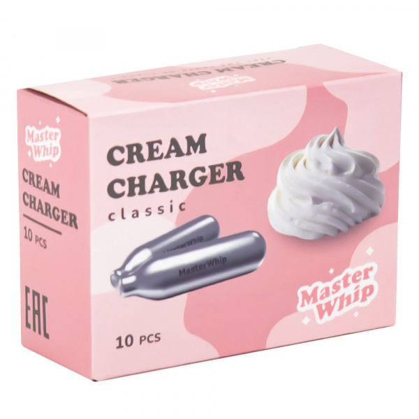 Баллончики к сифону для взбивания сливок (N2O), 10шт./уп. 