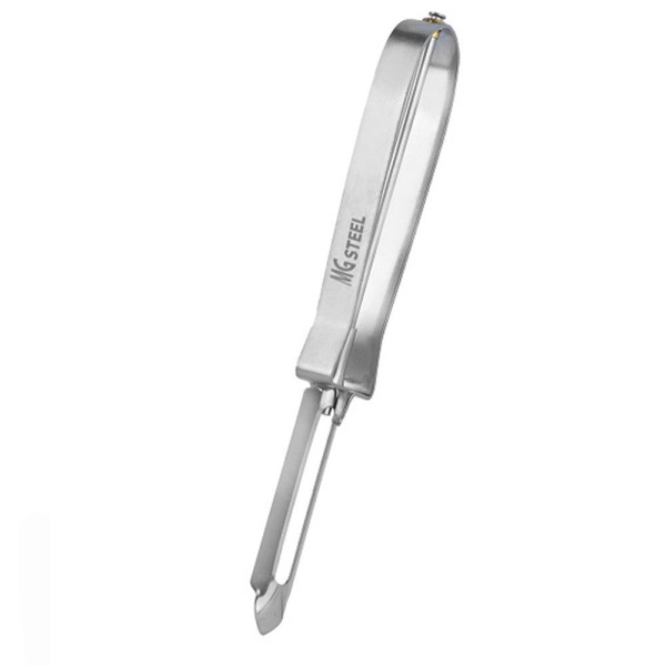 Овощечистка 60/150 мм с плавающим лезвием, нерж. с хром ручкой