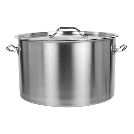 Кастрюля 40 л, 450 x 280 мм нерж с сэндвич-дном, крышка Кастрюля 40 л, 450 x 280 мм нерж с сэндвич-дном, крышка