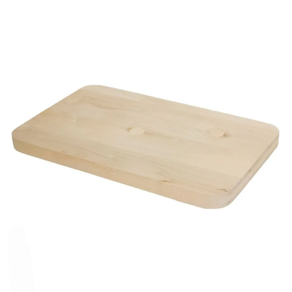 Доска разделочная 500 х 300 х 30 мм, береза, с пазом