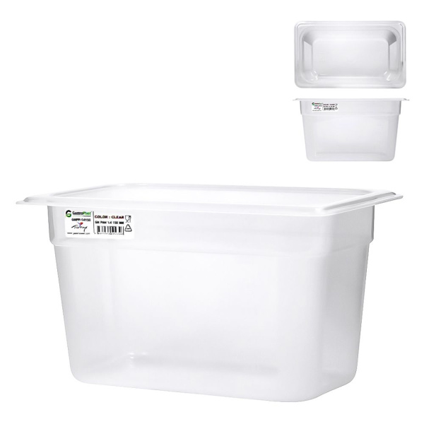 Гастроемкость GN 1/4, 265x164x(h)150мм