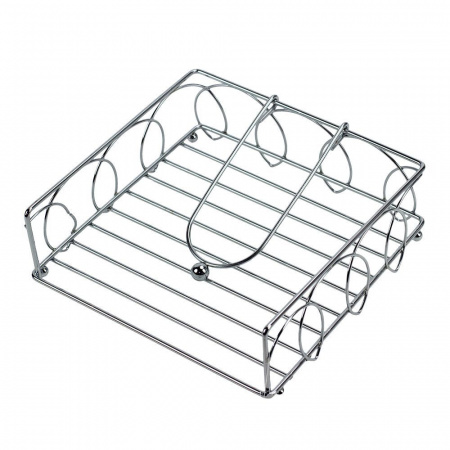 Салфетница 18,5х18,5х(h)6см с держателем 