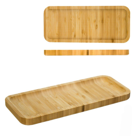 Поднос 260 х 110 х 17 мм, для столовых приборов, бамбук