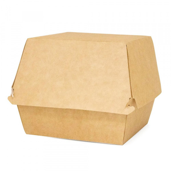 Коробки для гамбургера XL картонные 11,2х11,2х(h)11,2см (50шт.)