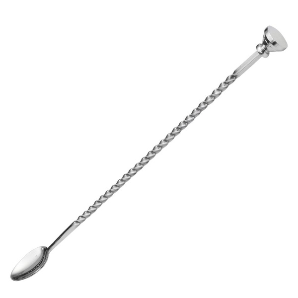 Ложка барная 53см с металлической кнопкой