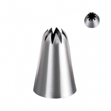 Насадка кондитерская "Закрытая звезда" (d)3,5см, вых. 1,7см