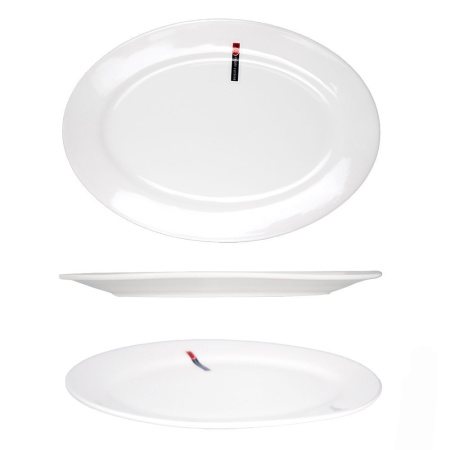 Блюдо 300 х 210 мм, овальное, фарфор