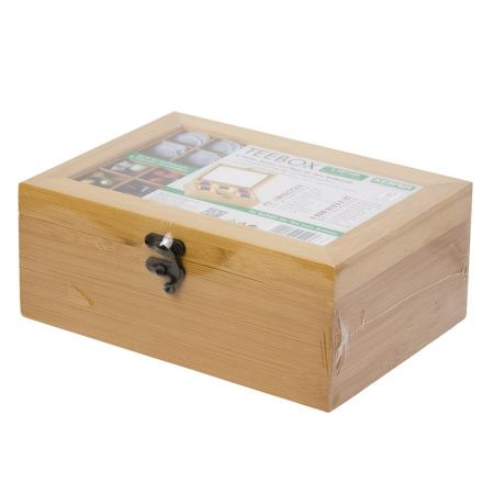 Коробка 21,7х16х(h)9см для чайных пакетиков, 6 отделений