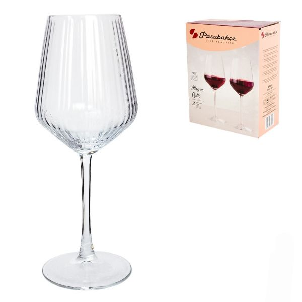 Комплект из 2-х бокалов 350 мл, (d)57 x (h)217 мм, для вина