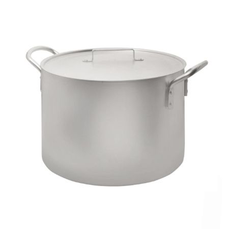 Котел 20 л, с крышкой, алюминий, толщина дна/стенки 2.5 мм