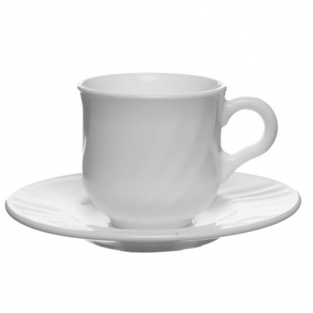 Кофейная пара: чашка 100 мл и блюдце (d)12,3см