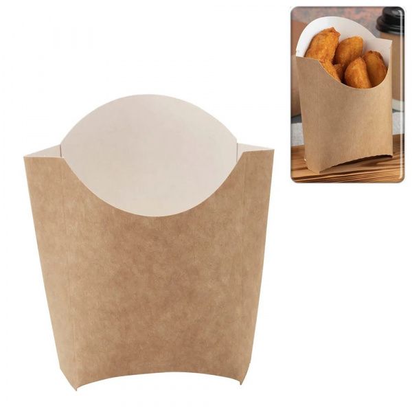 Коробки для картофеля фри 11x10x(h)5см, размер M (50шт.)