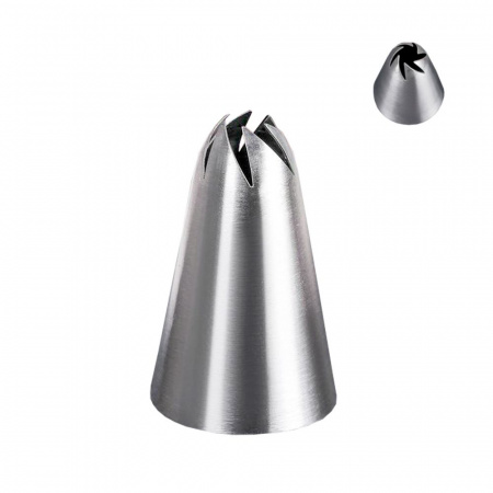 Кондитерская насадка "Закрытая роза" (d)3см (вых. 0,7см)