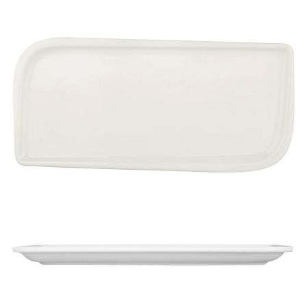 Тарелка мелкая 24х15см прямоугольная 