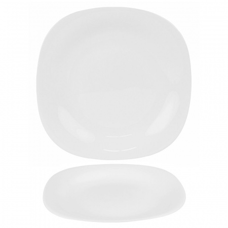 Тарелка мелкая 20x20см квадратная