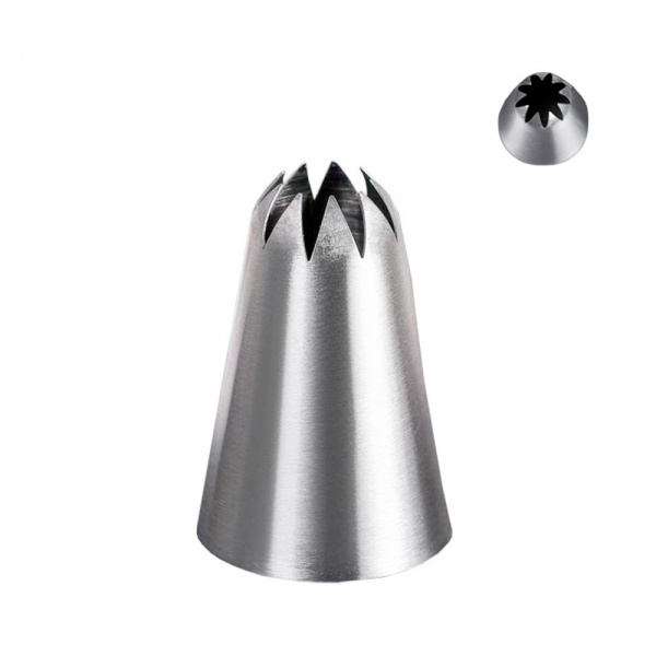 Кондитерская насадка "Закрытая звезда" (d)3,4см (вых. 1,1см)