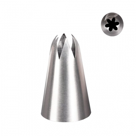 Кондитерская насадка "Закрытая звезда" (d)3см (вых. 0,8см)