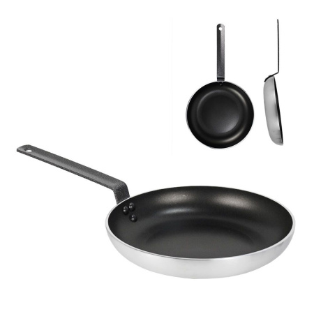 Сковорода (d)26x(h)4см с антипригарным покрытием, для индукции