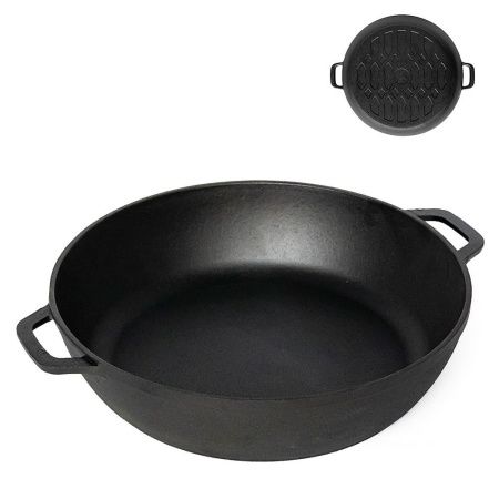 Сковорода-жаровня (d)28см с ручками