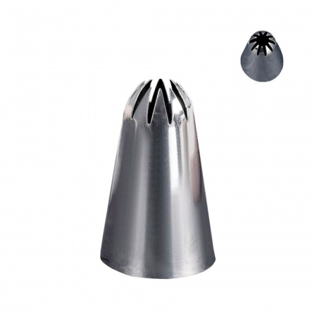 Кондитерская насадка "Закрытая звезда" (d)2,8см (вых. 0,6см)