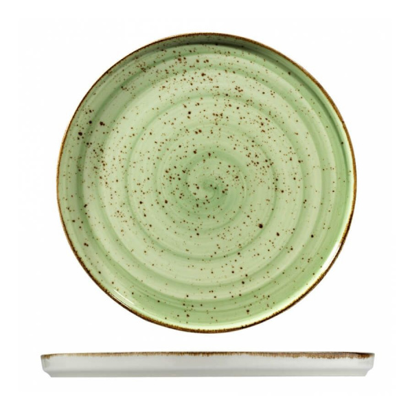 Тарелка плоская (d)28см с бортом