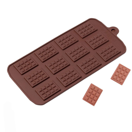 Форма 12 ячеек 210 х 110 мм (27 х 39 мм) для шоколада  "Мини-плитки"