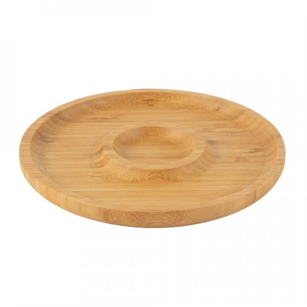 Блюдо (d)500 x (h)15 мм, круглое, 2-х секц.