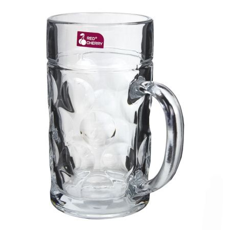 Кружка для пива 1000 мл, (d)105 x (h)195 мм, стекло