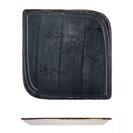 Тарелка мелкая 22x22см квадратная