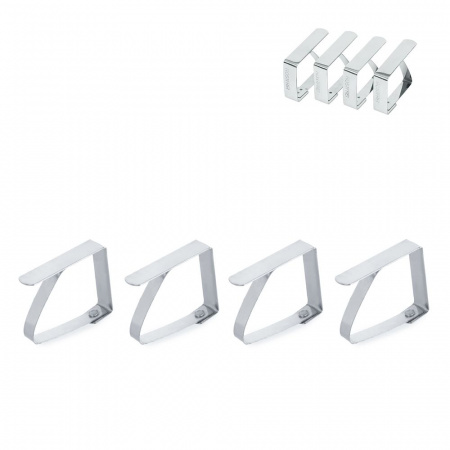 Клипсы для скатерти 5х4см (4шт.)