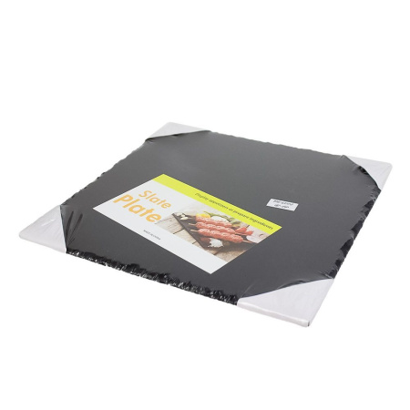 Блюдо 30х30см квадратное, сланец