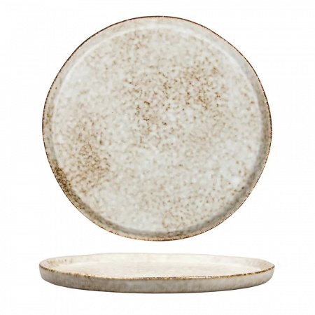 Тарелка плоская "Brown"/ "Stockholm" (d)27см с бортом