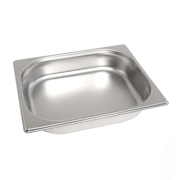 Гастроемкость GN 1/2, 325 х 265 х (h)65 мм, нерж. 0.6 мм, Roal