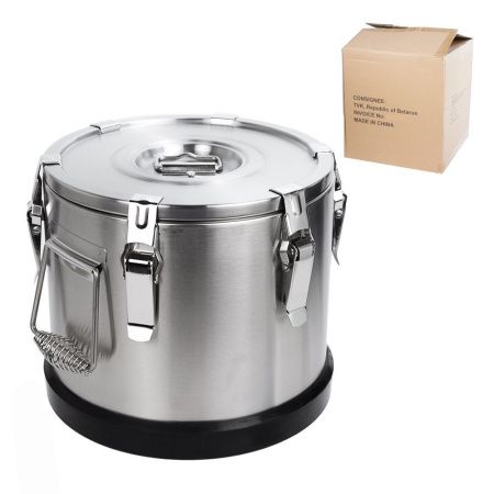 Термос 10 л, (d)300 x (h)270 мм, силиконовая подставка