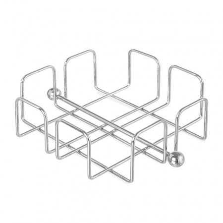 Салфетница металлическая 19x19см