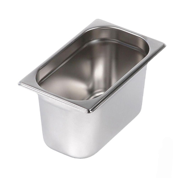 Гастроемкость GN 1/4, 265 х 162 х (h)150 мм, нерж. 0.6 мм, Roal