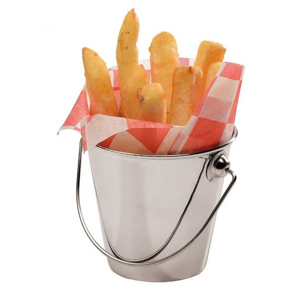 Ведёрко-миниатюра 350мл, (d)9x(h)8,5см, для подачи