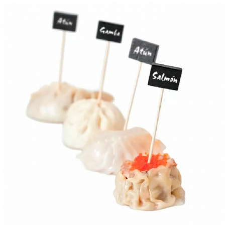 Пика "Грифельная доска" 9см, бамбук (100шт.)