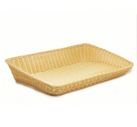 Корзина укрепленная 60х45х(h)12 см со скошенным краем