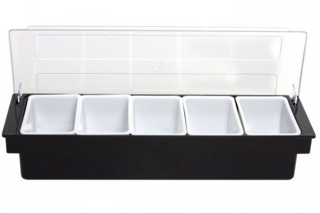Контейнер для бармена, 5 ячеек, 50х16 см